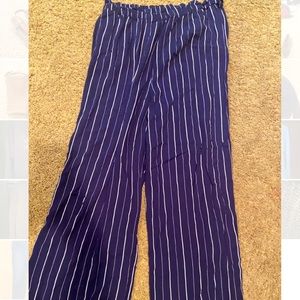 Wide leg flowy pants